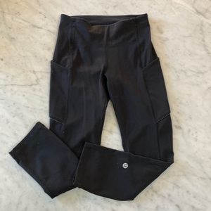 Lululemon black leggings size 2